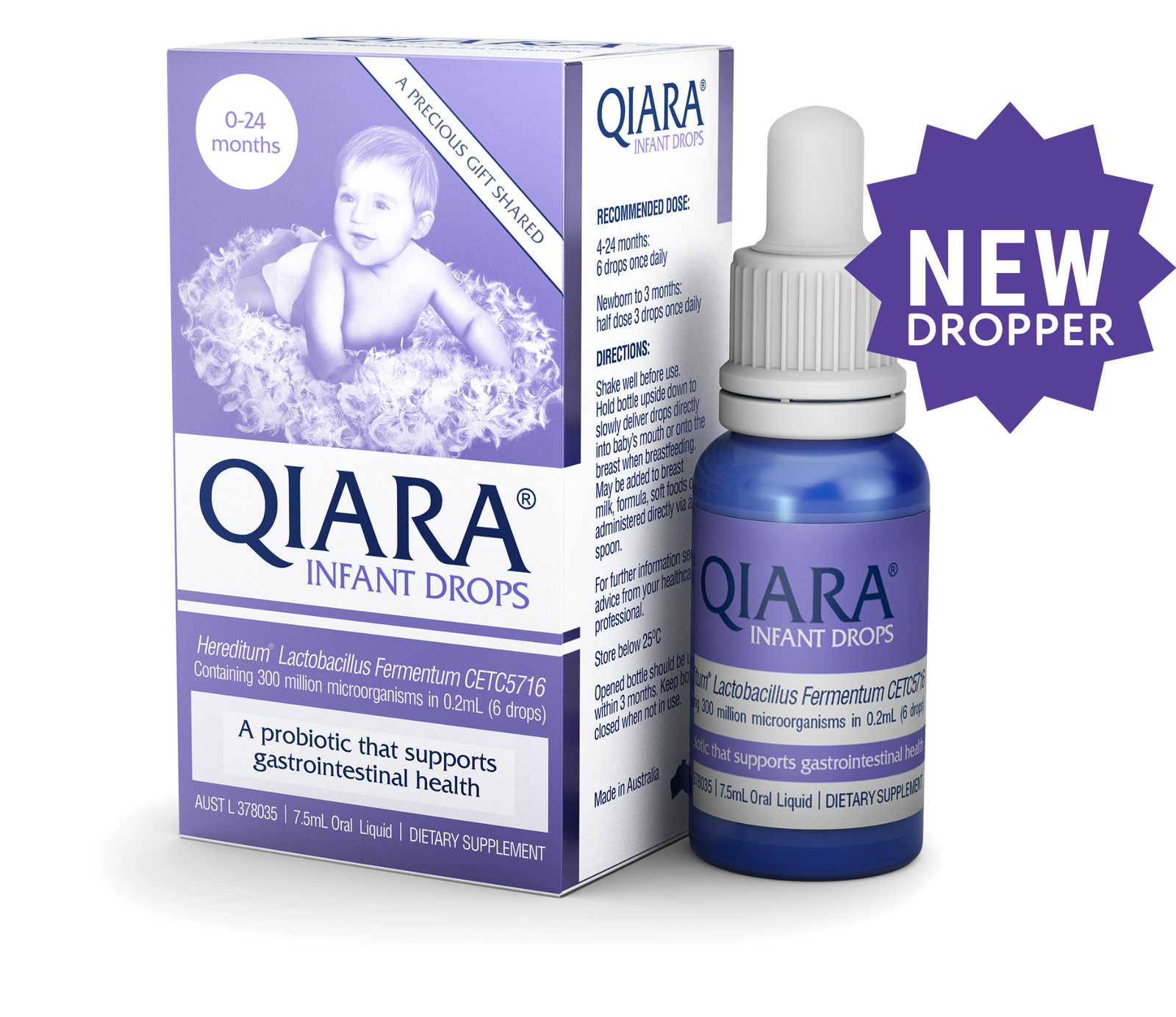 Qiara Infant Drops - 7.5mL