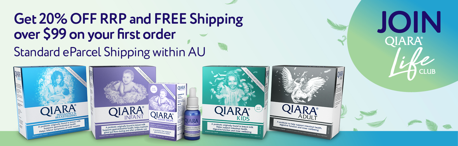 Join our Qiara Life Club and receive 20% off your first order