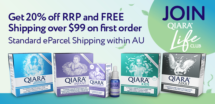 20% off and FREE Shipping over $99 on your first order for Qiara Life Club Members. Standard eParcel Shipping within AU