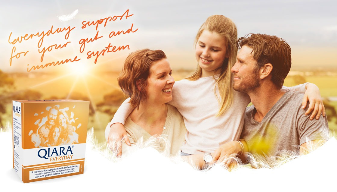 Qiara Everyday - Everyday support for your gut and immune system.