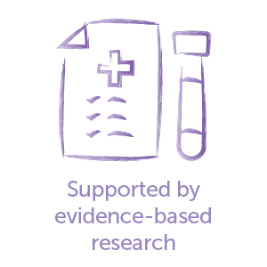 Supported by evidence-based research.